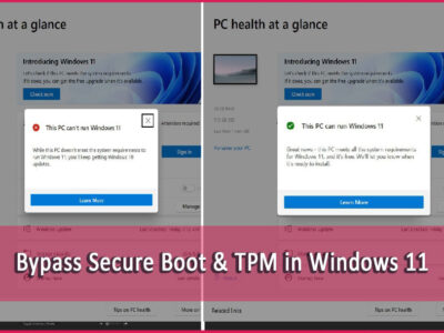 How to Bypass TPM and Secure Boot?