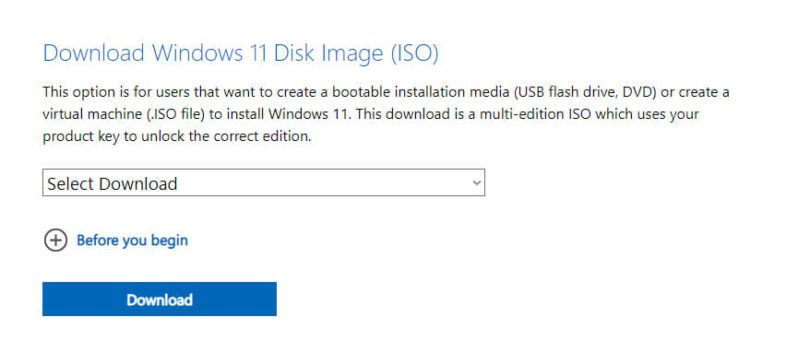 download Windows 11 Disk Image (ISO) – SoftRAR