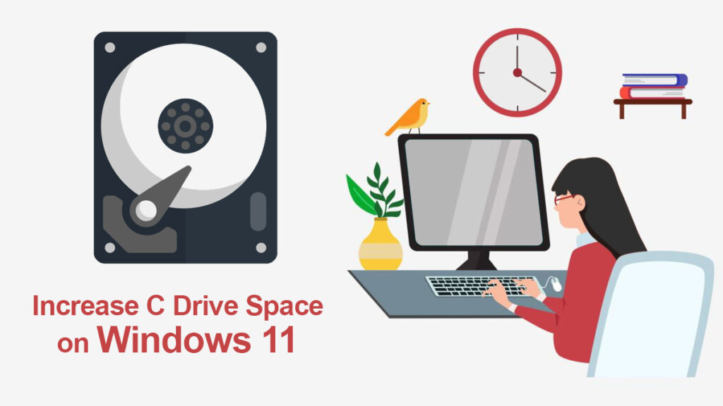 how to increase c drive space on Windows 11